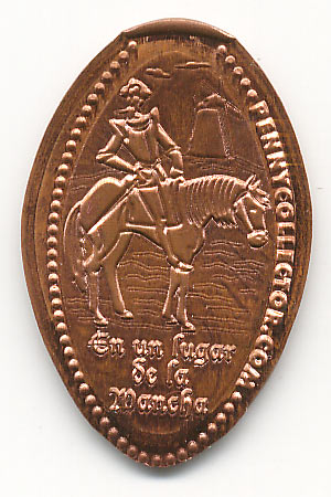 elongated coin Toledo