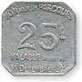 парижский трамвайный жетон
