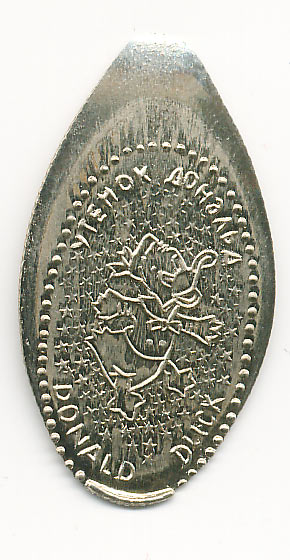 музейный жетон утенок Дональд